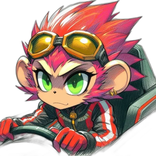 dragon, animal, jacket, creature, anime, concept art, cyberpunk, cartoon transparent PNG cut-out