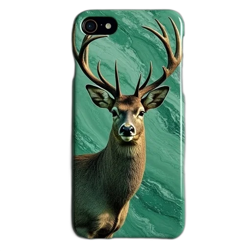 animal, photorealistic, deer, green transparent PNG cut-out