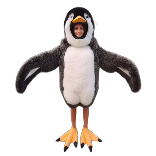 animal, creature, jacket, staff, 3d render, concept art, individual, wearing transparent PNG cut-out