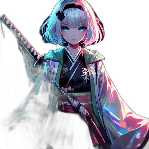 sword, staff, weapon, jacket transparent PNG cut-out