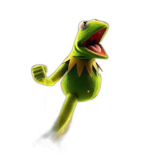 staff, creature, animal, dragon, 3d render, concept art, photorealistic, green transparent PNG cut-out