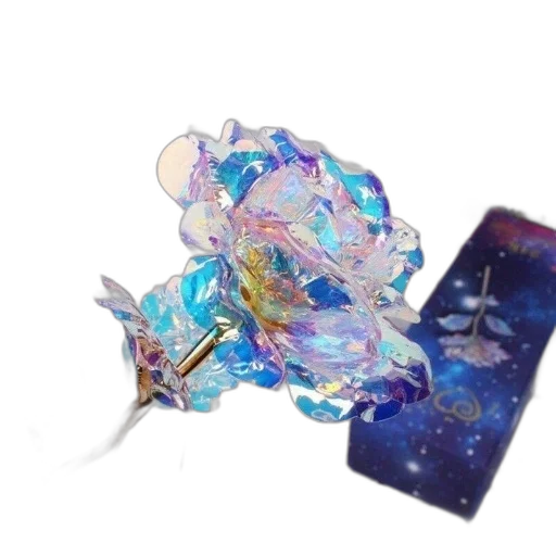 jewelry, flower, crown, staff, vaporwave, 3d render, watercolor, concept art transparent PNG cut-out