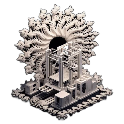 crown, jewelry, furniture, robot, 3d render, concept art, pixel art, 3d-printed transparent PNG cut-out