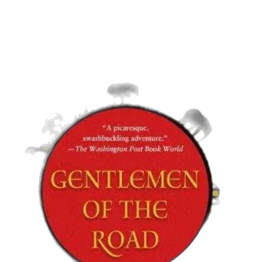 cover, gentlemen, road, michael, chabon, featuring, orange, background transparent PNG cut-out