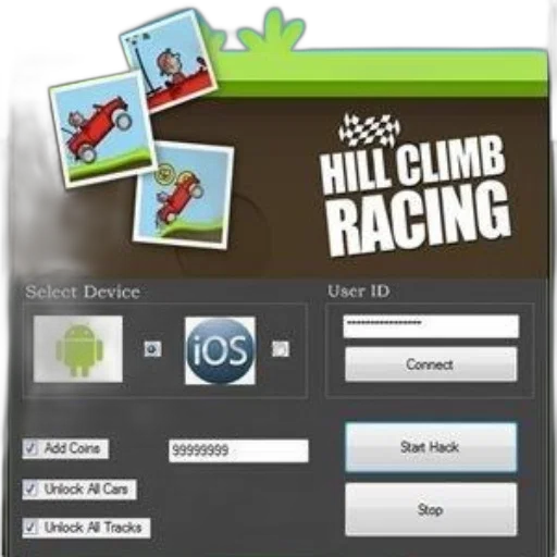 screenshot, hill, climb, racing, hack, tool, interface, options transparent PNG cut-out
