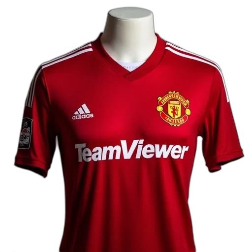 red, manchester, united, jersey, word, teamviewer, front, kco transparent PNG cut-out