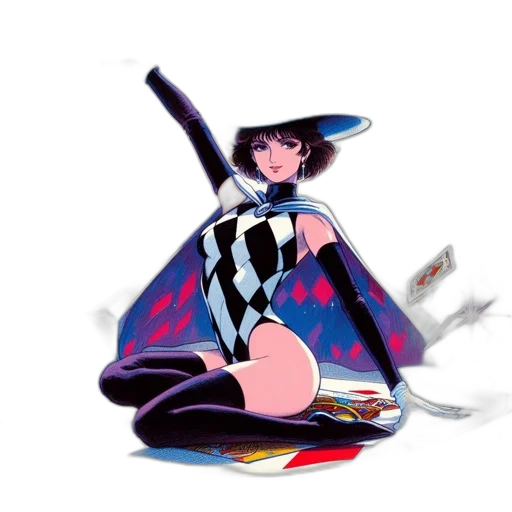 dress, hat, umbrella, jacket, concept art, fantasy art, pixel art, comic book art transparent PNG cut-out