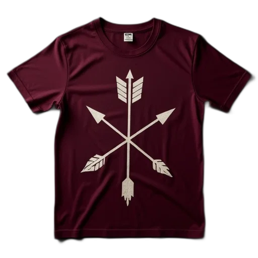 sword, dark, maroon, shirt transparent PNG cut-out