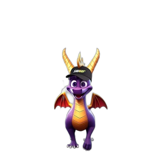 dragon, creature, animal, staff, concept art, 3d render, fantasy art, pixel art transparent PNG cut-out