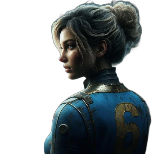 jacket, face, staff, crown, concept art, fantasy art, photorealistic, comic book art transparent PNG cut-out