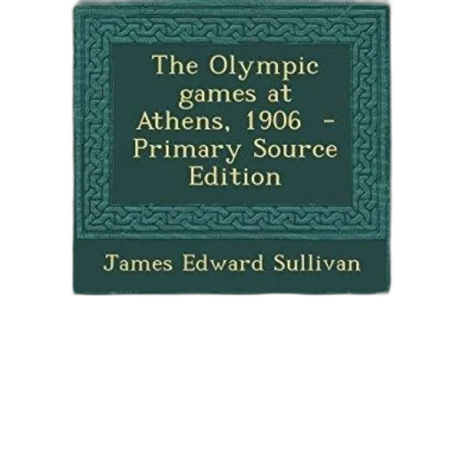 image, book, cover, titled, olympic, games, athens, 1906 transparent PNG cut-out