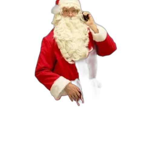 staff, animal, creature, 3d render, photorealistic, person, dressed, santa transparent PNG cut-out
