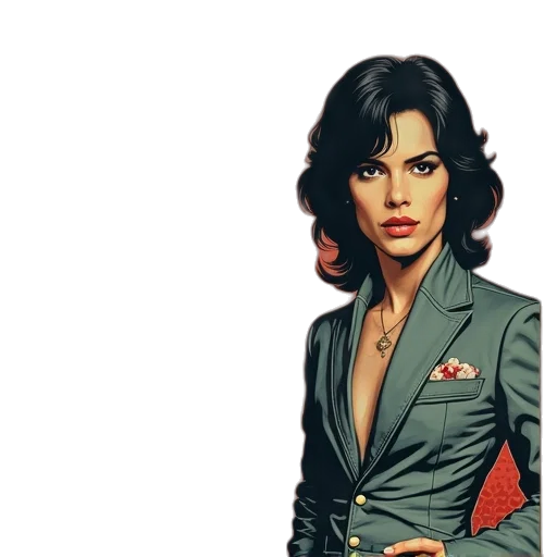 jacket, comic book art, photorealistic, concept art transparent PNG cut-out