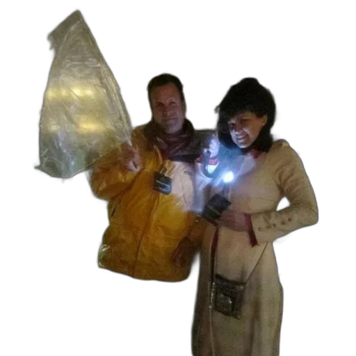 jacket, umbrella, staff, dress transparent PNG cut-out