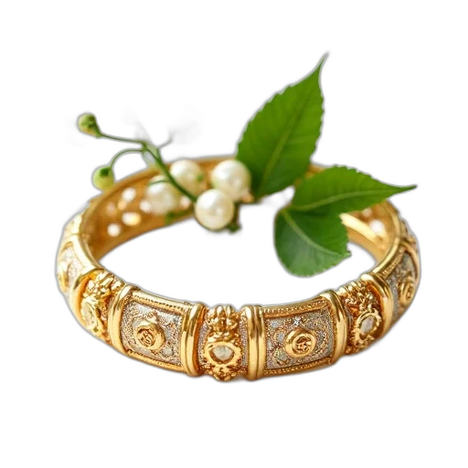 jewelry, crown, golden, gold, bracelet, intricate, designs, cluster transparent PNG cut-out