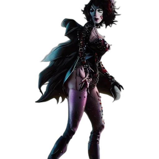 concept art, fantasy art, comic book art, cyberpunk transparent PNG cut-out