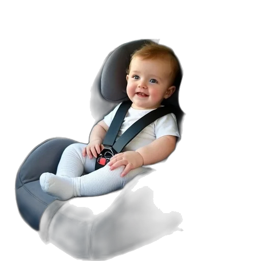 photorealistic, 3d render, concept art, comby, infant, carseat, car, seat transparent PNG cut-out