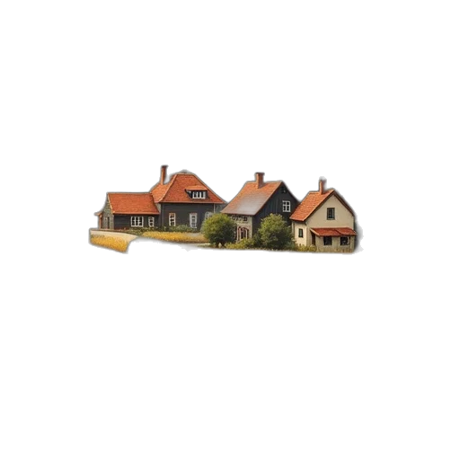 building, furniture, 3d render, concept art, photorealistic, pixel art, fog, earth tones transparent PNG cut-out