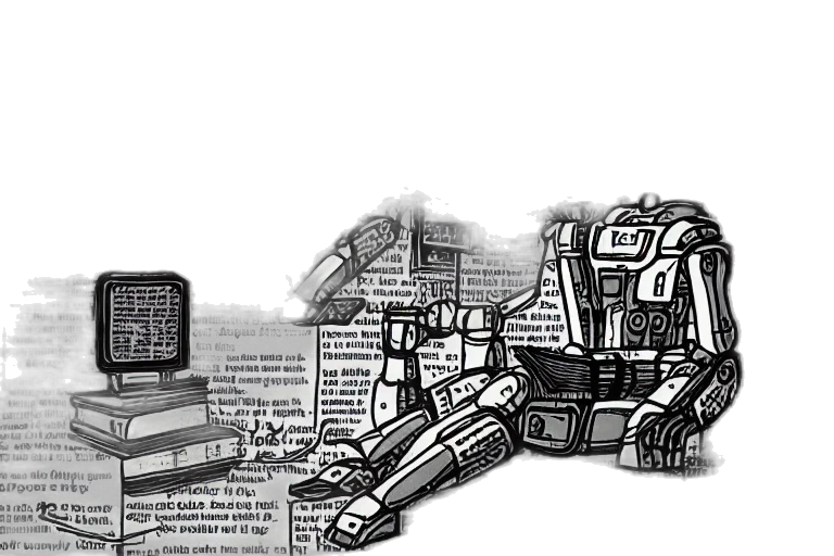 robot, weapon, concept art, comic book art transparent PNG cut-out