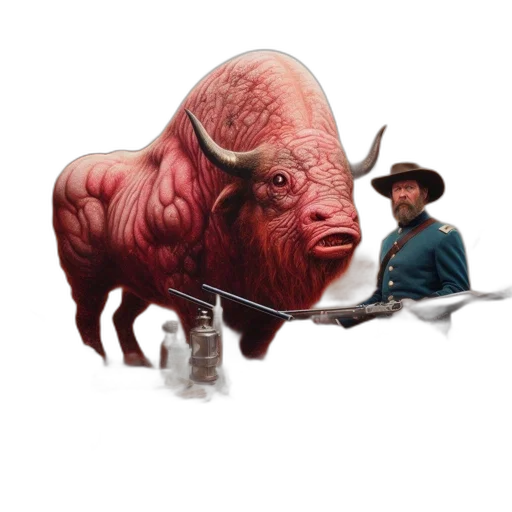 animal, creature, hat, mask, concept art, photorealistic, fantasy art, 3d render transparent PNG cut-out