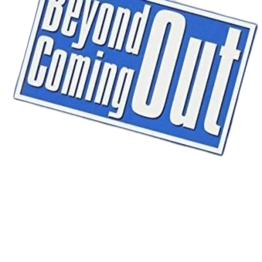 3d render, beyond, coming, out, experiences, positive, gay, identity transparent PNG cut-out
