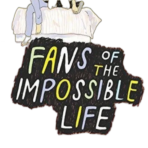concept art, cover, fans, impossible, life, features, colorful, hand-drawn transparent PNG cut-out