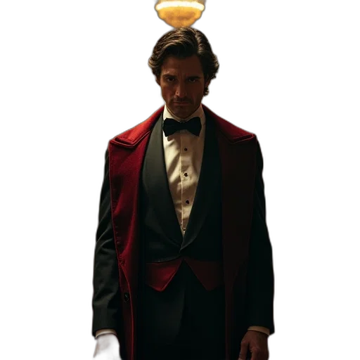 crown, staff, jacket, hat transparent PNG cut-out