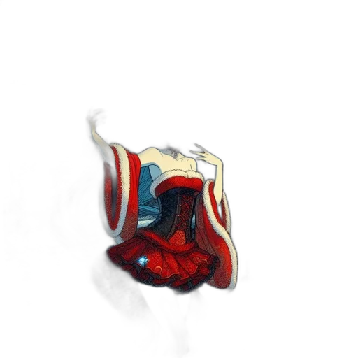 shoes, mask, crown, jewelry, 3d render, concept art, pixel art, comic book art transparent PNG cut-out