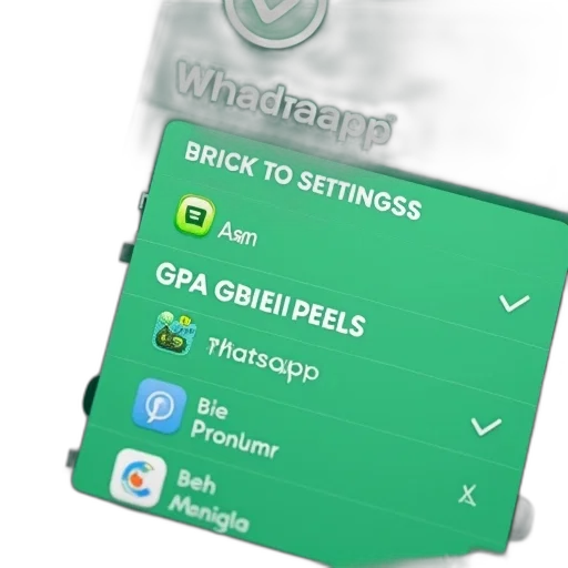 3d render, screenshot, whatsapp, privacy, settings, highlighted transparent PNG cut-out