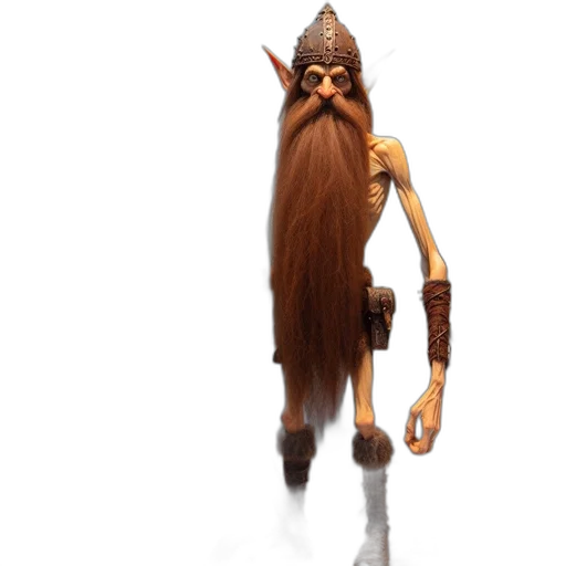 staff, creature, hair, animal, 3d render, concept art, fantasy art, photorealistic transparent PNG cut-out