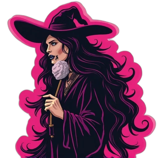jacket, hat, staff, pixel art transparent PNG cut-out