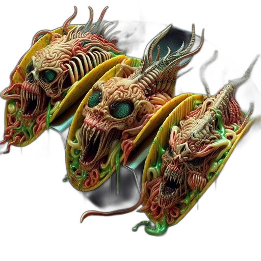 mask, dragon, creature, food, concept art, 3d render, fantasy art, photorealistic transparent PNG cut-out