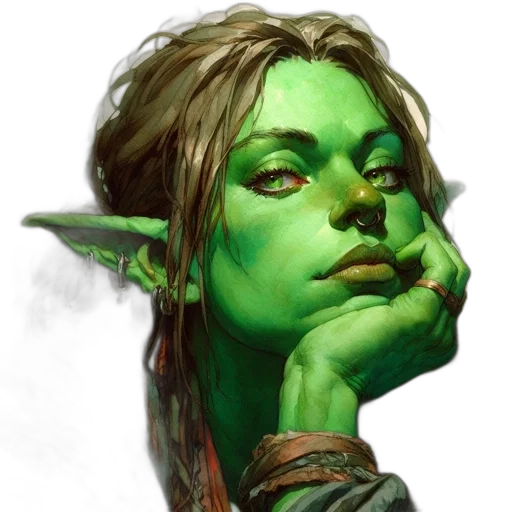 face, staff, mask, fantasy art, concept art, photorealistic, comic book art, green transparent PNG cut-out