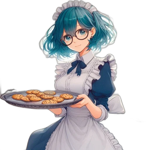 food, dress, staff, robot, anime, concept art, pixel art, cartoon transparent PNG cut-out