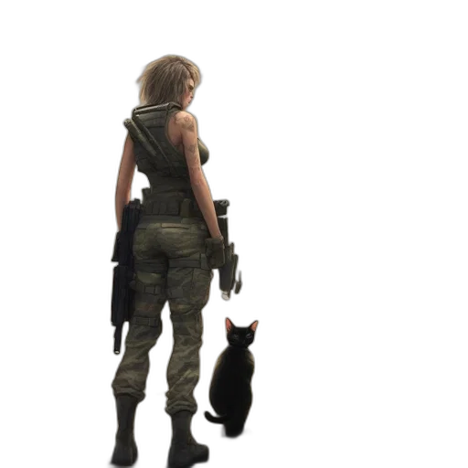 weapon, animal, staff, concept art, pixel art, 3d render, fantasy art, female transparent PNG cut-out