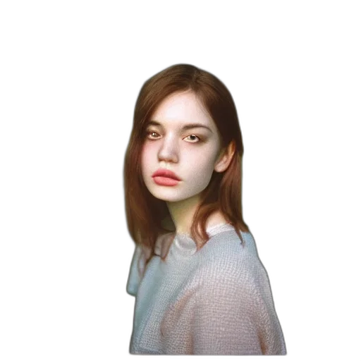 face, hair, jacket, mask transparent PNG cut-out