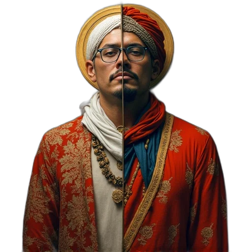 face, crown, staff, mask transparent PNG cut-out