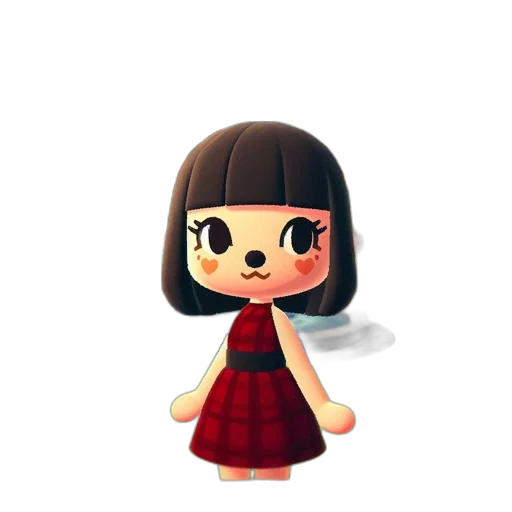 dress, staff, face, creature, 3d render, cartoon, concept art, pixel art transparent PNG cut-out