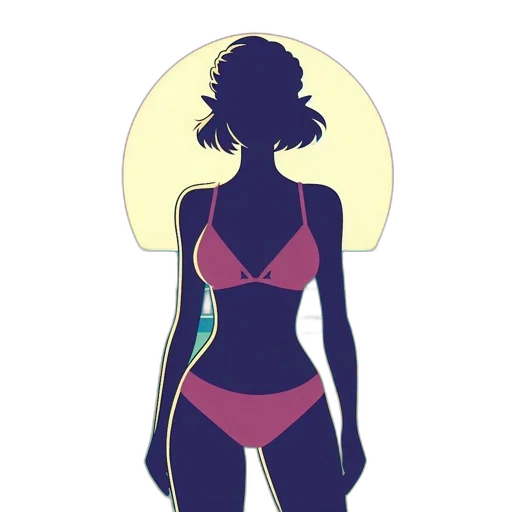 dress, jewelry, robot, staff, concept art, pixel art, vaporwave, cartoon transparent PNG cut-out