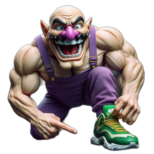 mask, face, creature, shoes, concept art, 3d render, photorealistic, comic book art transparent PNG cut-out