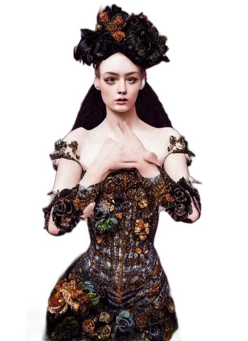 dress, jewelry, crown, robot transparent PNG cut-out