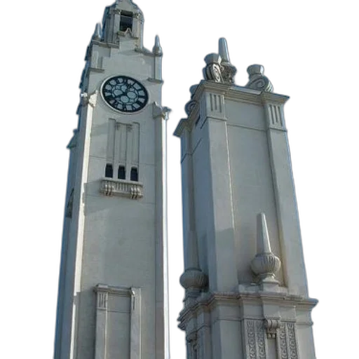 building, staff, 3d render, concept art, photorealistic, two, tall, white transparent PNG cut-out