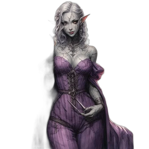 dress, fantasy art, concept art, watercolor, pixel art, dark, pastel, red transparent PNG cut-out