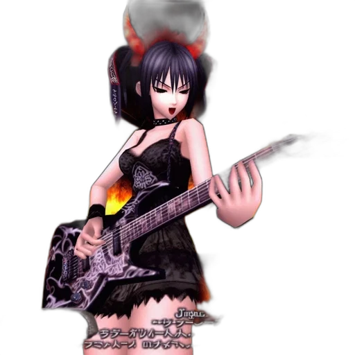 weapon, dress, creature, anime, 3d render, pixel art, concept art, dark transparent PNG cut-out