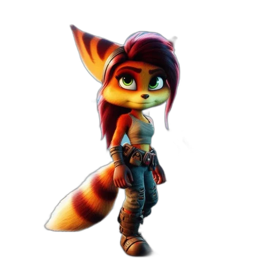 staff, animal, weapon, concept art, 3d render, fantasy art, pixel art, female transparent PNG cut-out