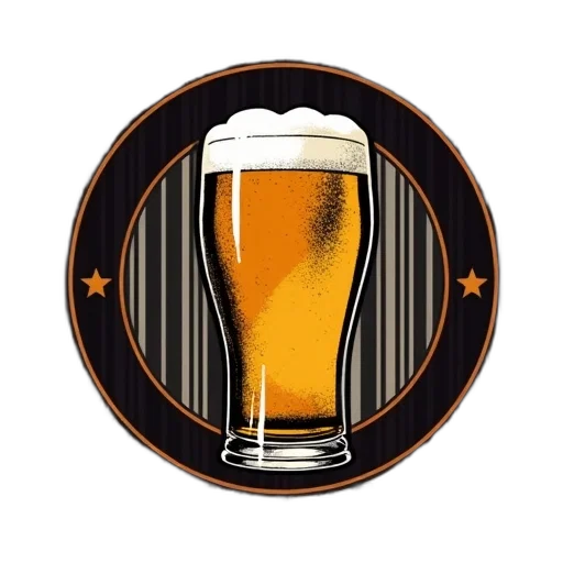 barcode, podcast, logo, beer transparent PNG cut-out