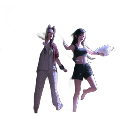 staff, concept art, 3d render, comic book art, photorealistic, outer space, two, female transparent PNG cut-out