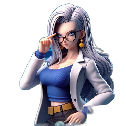 staff, jacket, concept art, pixel art, cartoon, anime, blue, animated transparent PNG cut-out