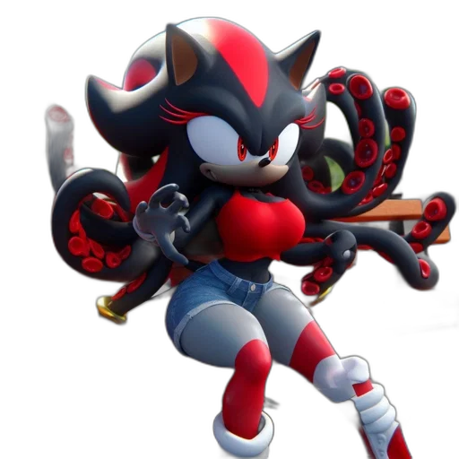 weapon, robot, concept art, 3d render, pixel art, fantasy art, red, anthropomorphic transparent PNG cut-out