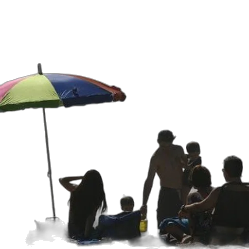 umbrella, hat, staff, crown, 3d render, photorealistic, concept art, beach transparent PNG cut-out